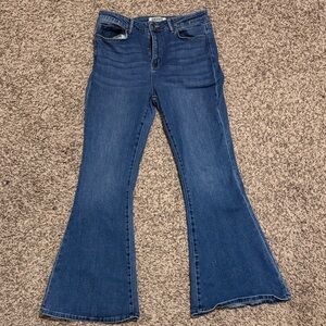 Stylish Indigo Flare Jeans for Women